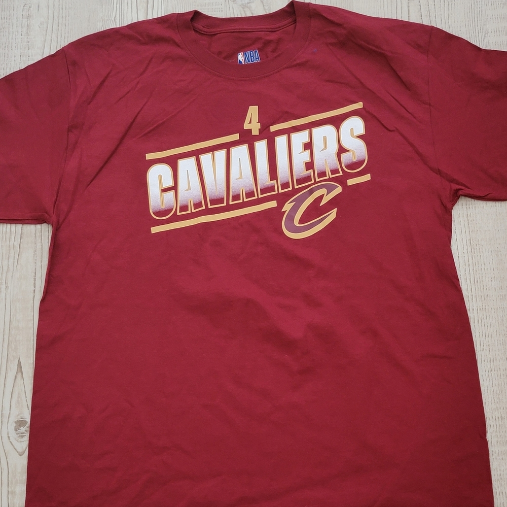 NBA Cleveland Cavaliers Evan Mobley #4 Maroon Short Sleeve Tee